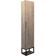 Шкаф пенал Comforty Порто 35 00-00009981 подвесной Дуб дымчатый