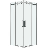 Душевой уголок Grossman Classic 80х80 300.K33.04.8080.10.00 профиль Хром стекло прозрачное
