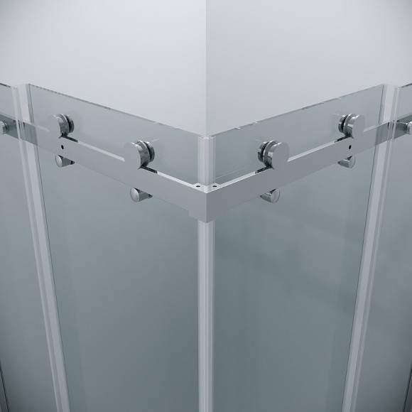 Душевой уголок Grossman Classic 80х80 300.K33.04.8080.10.00 профиль Хром стекло прозрачное Душевой уголок Grossman Classic 80х80 300.K33.04.8080.10.00 профиль Хром стекло прозрачное