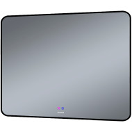 Зеркало Grossman Elegans-норма Black 100 17100802 с подсветкой Черное с сенсорным выключателем и подогревом