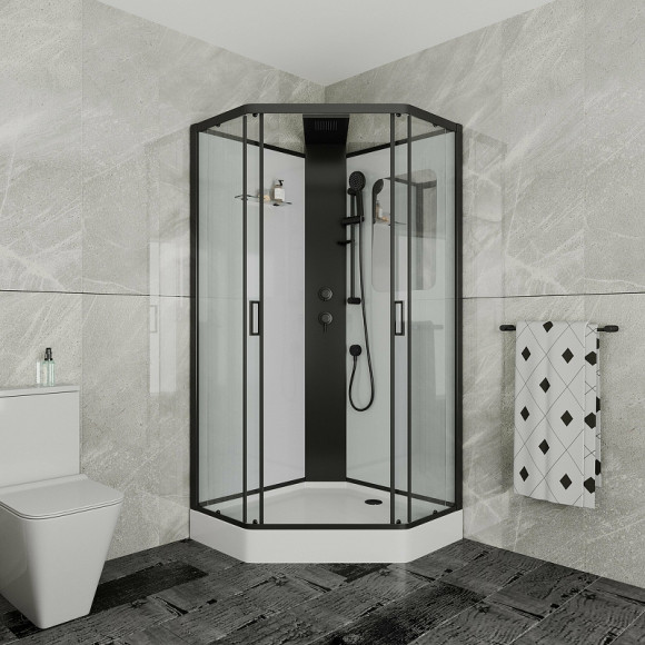 Душевая кабина Grossman Elegans 100x100 GR250D без гидромассажа Душевая кабина Grossman Elegans 100x100 GR250D без гидромассажа