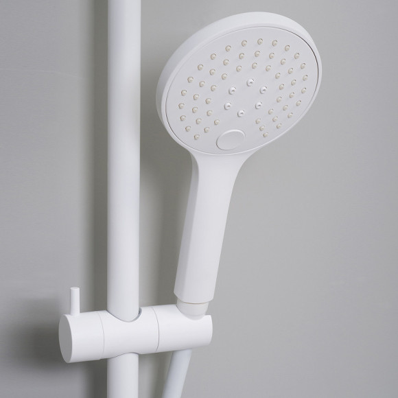 Душевая система WasserKRAFT Mindel A18501 Белая матовая Душевая система WasserKRAFT Mindel A18501 Белая матовая