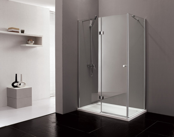 Душевой уголок Cezares Verona 120x90 L VERONA-W-AH-1-120/90-P-Cr-L профиль Хром стекло рифленое