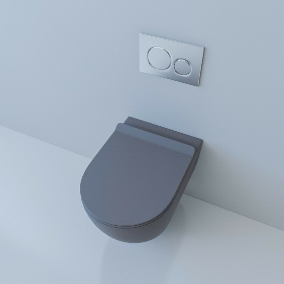 Унитаз Esbano Garcia ESUPGARCGM подвесной Серый матовый с сиденьем Микролифт