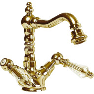 Смеситель для биде Cezares Diamond DIAMOND-BS2-03/24-Sw Золото 24 карат Смеситель для биде Cezares Diamond DIAMOND-BS2-03/24-Sw Золото 24 карат