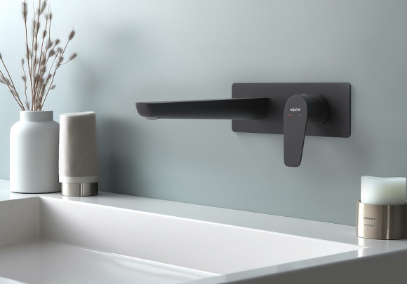 Смеситель для раковины Aquatek Бетта AQ1113MB Черный матовый Смеситель для раковины Aquatek Бетта AQ1113MB Черный матовый