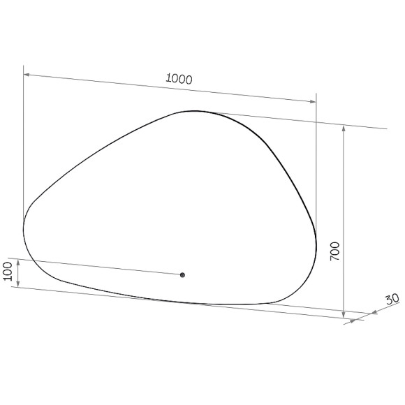 Зеркало Континент Voyage 1000x700 ЗЛП616 с подсветкой с сенсорным выключателем Зеркало Континент Voyage 1000x700 ЗЛП616 с подсветкой с сенсорным выключателем
