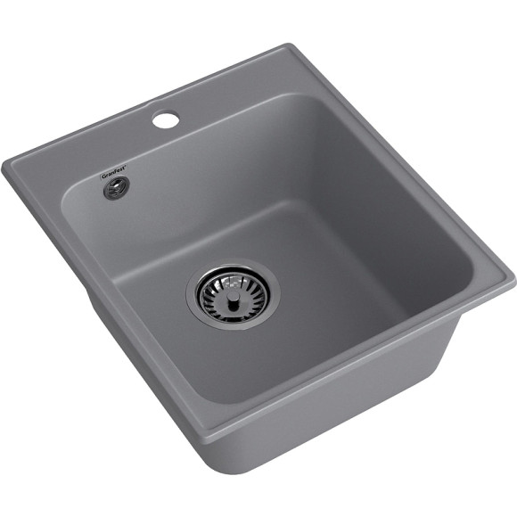 Кухонная мойка GranFest Quarz GF-Z17 Темно-серая