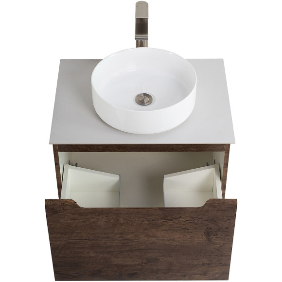 Тумба под раковину BelBagno Etna 60 ETNA-600-1C-SO-RW-P подвесная Rovere Moro