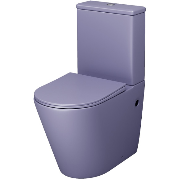 Унитаз компакт Grossman Color GR-4480LIMS Фиолетовый матовый с бачком и сиденьем Микролифт