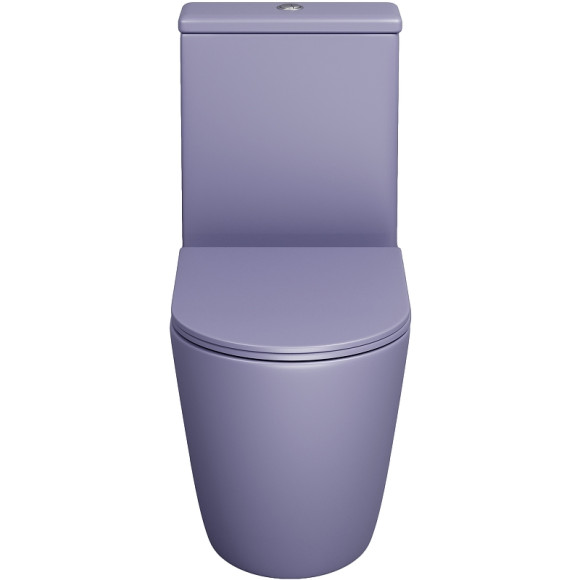 Унитаз компакт Grossman Color GR-4480LIMS Фиолетовый матовый с бачком и сиденьем Микролифт Унитаз компакт Grossman Color GR-4480LIMS Фиолетовый матовый с бачком и сиденьем Микролифт