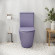 Унитаз компакт Grossman Color GR-4480LIMS Фиолетовый матовый с бачком и сиденьем Микролифт Унитаз компакт Grossman Color GR-4480LIMS Фиолетовый матовый с бачком и сиденьем Микролифт
