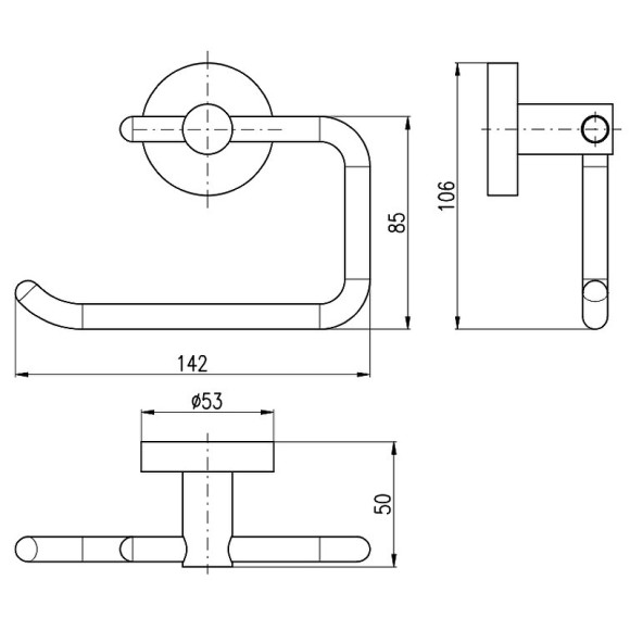 Держатель туалетной бумаги Rav Slezak Colorado COA0401ZK Золотистый крацованный Держатель туалетной бумаги Rav Slezak Colorado COA0401ZK Золотистый крацованный