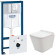 Комплект унитаза AQUAme AQM2004 с инсталляцией Grohe Rapid SL 38775001 с сиденьем Микролифт и клавишей смыва Хром Комплект унитаза AQUAme AQM2004 с инсталляцией Grohe Rapid SL 38775001 с сиденьем Микролифт и клавишей смыва Хром