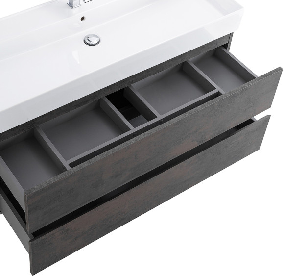 Тумба под раковину Cezares Molveno 46 120 MOLVENO 46-120-2C-SO-OSS подвесная Ossido