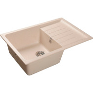 Кухонная мойка GranFest Practic GF-P760L Песочная Кухонная мойка GranFest Practic GF-P760L Песочная