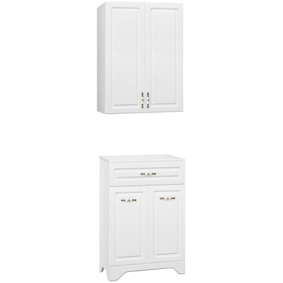 Тумба Style Line Олеандр 2 Люкс 60 ЛС-00000347 Белая Тумба Style Line Олеандр 2 Люкс 60 ЛС-00000347 Белая