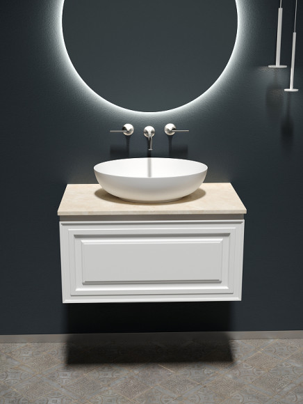 Тумба под раковину Sancos Very 80 VR80W подвесная Bianco