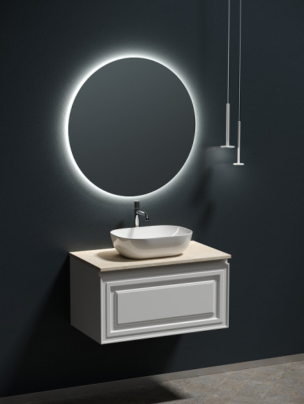 Тумба под раковину Sancos Very 80 VR80W подвесная Bianco