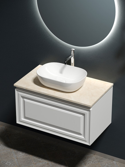 Тумба под раковину Sancos Very 80 VR80W подвесная Bianco