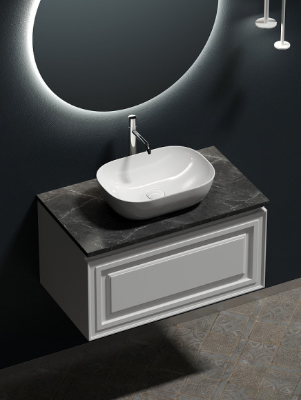 Тумба под раковину Sancos Very 80 VR80W подвесная Bianco