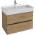 Тумба под раковину Jacob Delafon Tolbiac 80 EB2382-E75 подвесная Дуб Давос