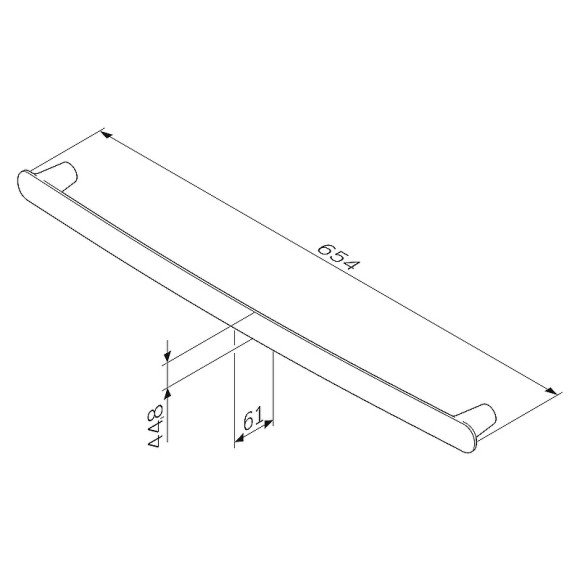 Держатель для полотенец AM.PM Sensation A30346400 хром Держатель для полотенец AM.PM Sensation A30346400 хром