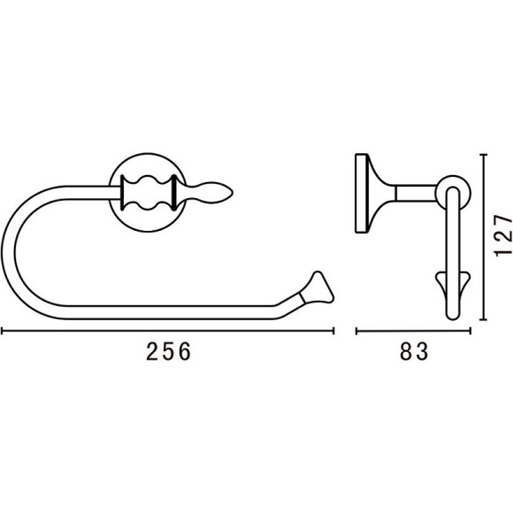 Полотенцедержатель Art&Max Bohemia AM-E-4280-Do Золото Полотенцедержатель Art&Max Bohemia AM-E-4280-Do Золото