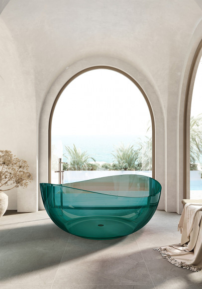 Ванна из полиэфирной смолы Abber Kristall 150х150 AT9705Aquamarin Бирюзовая без гидромассажа Ванна из полиэфирной смолы Abber Kristall 150х150 AT9705Aquamarin Бирюзовая без гидромассажа