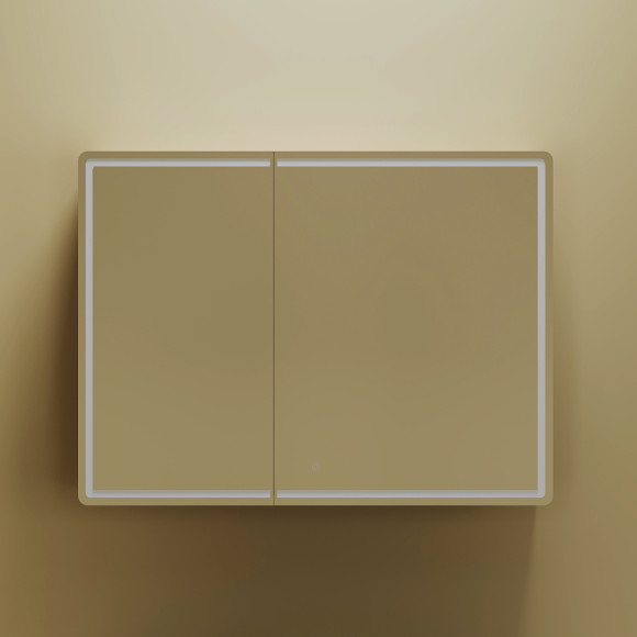 Зеркальный шкаф Sancos Mirror 100 MI100ECH с подсветкой Дуб чарльстон Зеркальный шкаф Sancos Mirror 100 MI100ECH с подсветкой Дуб чарльстон