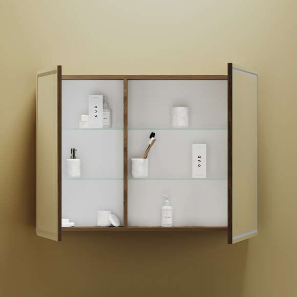 Зеркальный шкаф Sancos Mirror 100 MI100ECH с подсветкой Дуб чарльстон Зеркальный шкаф Sancos Mirror 100 MI100ECH с подсветкой Дуб чарльстон