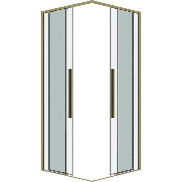 Душевой уголок Grossman Galaxy 70х70 300.K33.01.7070.32.00 профиль Золото сатин стекло прозрачное Душевой уголок Grossman Galaxy 70х70 300.K33.01.7070.32.00 профиль Золото сатин стекло прозрачное