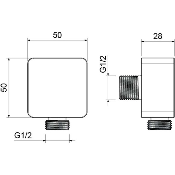 Шланговое подключение Aquatek AQ2459MB Черное матовое Шланговое подключение Aquatek AQ2459MB Черное матовое