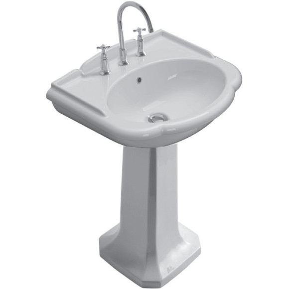 Раковина Globo Paestum 62 PA057.BI*1 Белая Раковина Globo Paestum 62 PA057.BI*1 Белая