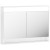 Зеркальный шкаф Ravak MC Step 100 X000001421 с подсветкой Белый глянцевый