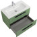 Тумба под раковину Cezares Eco-Cer-N 80 ECO-CER-N-800-2C-SO-PS-P подвесная Фисташковый Софт без ручек