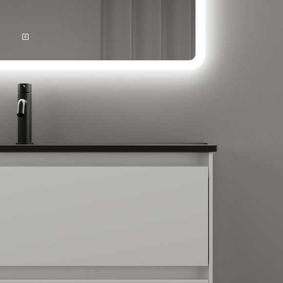 Тумба под раковину Sancos Cento 90 CN90W подвесная Белый глянец Тумба под раковину Sancos Cento 90 CN90W подвесная Белый глянец