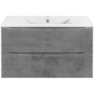 Тумба под раковину Vincea Mia Slim 90 VMC-2MC900S1BT подвесная Beton