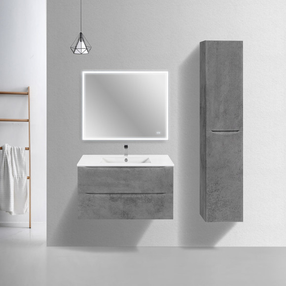 Тумба под раковину Vincea Mia Slim 90 VMC-2MC900S1BT подвесная Beton Тумба под раковину Vincea Mia Slim 90 VMC-2MC900S1BT подвесная Beton