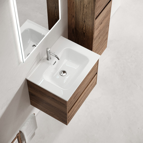 Тумба под раковину Sancos Libra 60 LB60ECH подвесная Дуб чарльстон