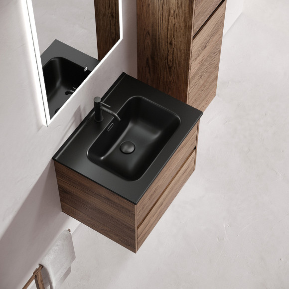 Тумба под раковину Sancos Libra 60 LB60ECH подвесная Дуб чарльстон