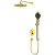 Душевая система Whitecross Y gold YSET05TOPGL Золото