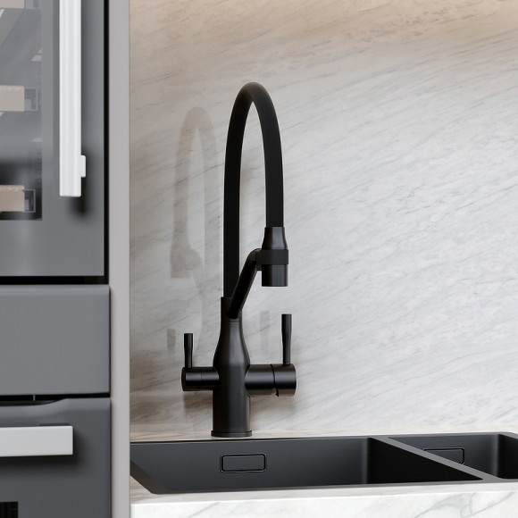 Смеситель для кухни Sancos Orta SC4008MB Черный матовый Смеситель для кухни Sancos Orta SC4008MB Черный матовый