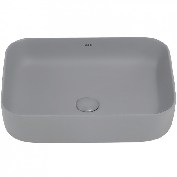 Раковина-чаша Abber Rechteck 50 AC2202MG Серая матовая