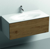 Тумба под раковину Kerasan Shape 101 9325K1 подвесная Дуб Белая Тумба под раковину Kerasan Shape 101 9325K1 подвесная Дуб Белая