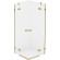 Душевой уголок New Trendy Avexa Gold 110х110 EXK-1887 профиль Брашированное золото стекло прозрачное Душевой уголок New Trendy Avexa Gold 110х110 EXK-1887 профиль Брашированное золото стекло прозрачное