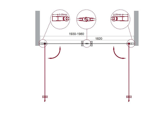 Душевая дверь BelBagno Etna 200 ETNA-B-2-200-C-Cr профиль Хром стекло прозрачное Душевая дверь BelBagno Etna 200 ETNA-B-2-200-C-Cr профиль Хром стекло прозрачное