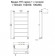 Водяной полотенцесушитель Тругор Браво 1 П НП 100x50 с полкой Хром Водяной полотенцесушитель Тругор Браво 1 П НП 100x50 с полкой Хром