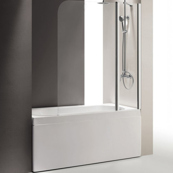 Шторка на ванну Cezares ECO-O-V-11-120/140-C-Cr профиль Хром стекло прозрачное Шторка на ванну Cezares ECO-O-V-11-120/140-C-Cr профиль Хром стекло прозрачное