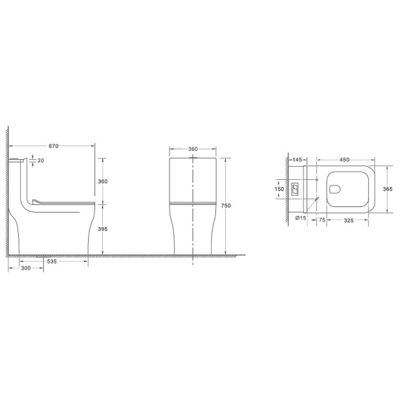 Унитаз моноблок WeltWasser Glanbach 001 GL-WT 10000009942 с бачком и сиденьем Микролифт Унитаз моноблок WeltWasser Glanbach 001 GL-WT 10000009942 с бачком и сиденьем Микролифт